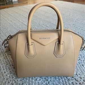 NWT small beige givenchy antigona bag!